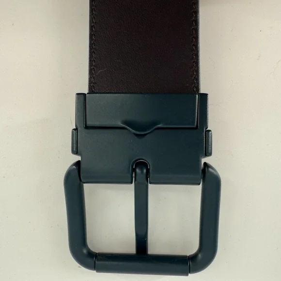 Coach Blue Mens Harness Buckle Cut To Size Reversible Belt, 40 Mm - Picture 11 of 11